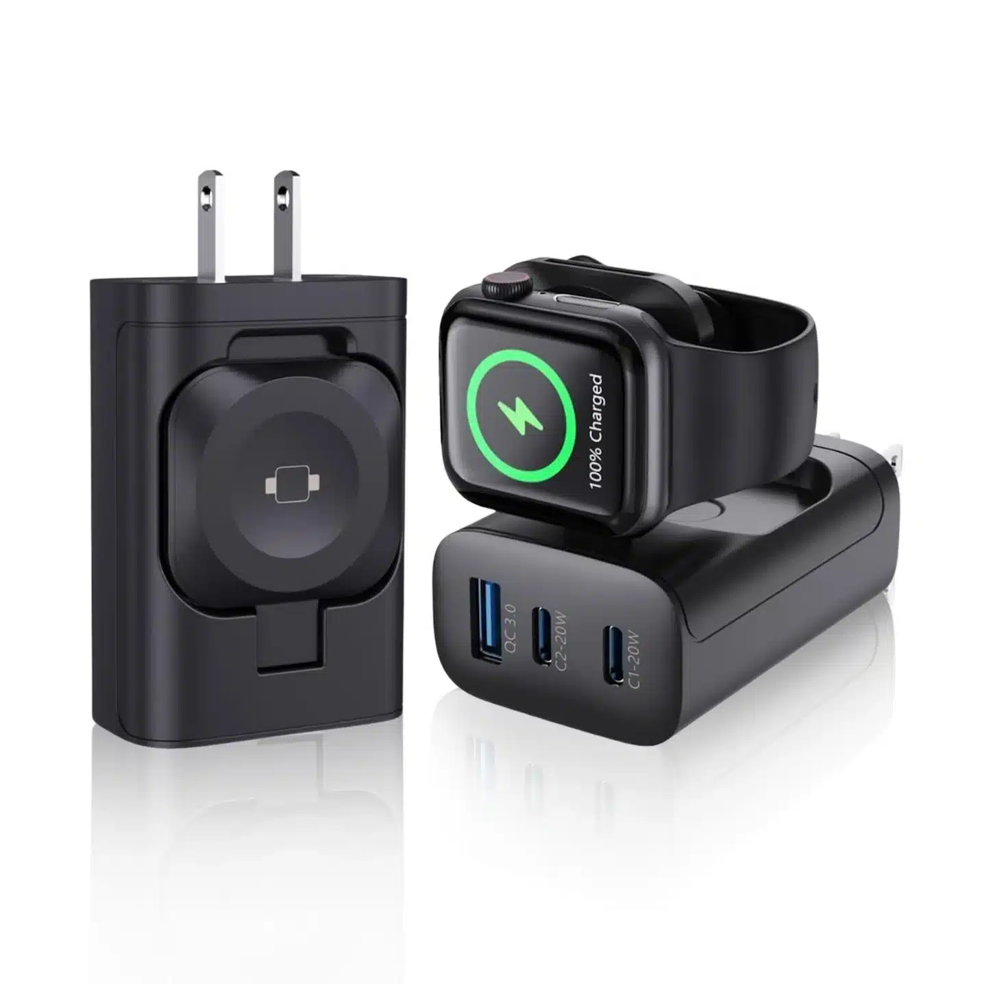 Style example: multiport charging accessories with a watch charger