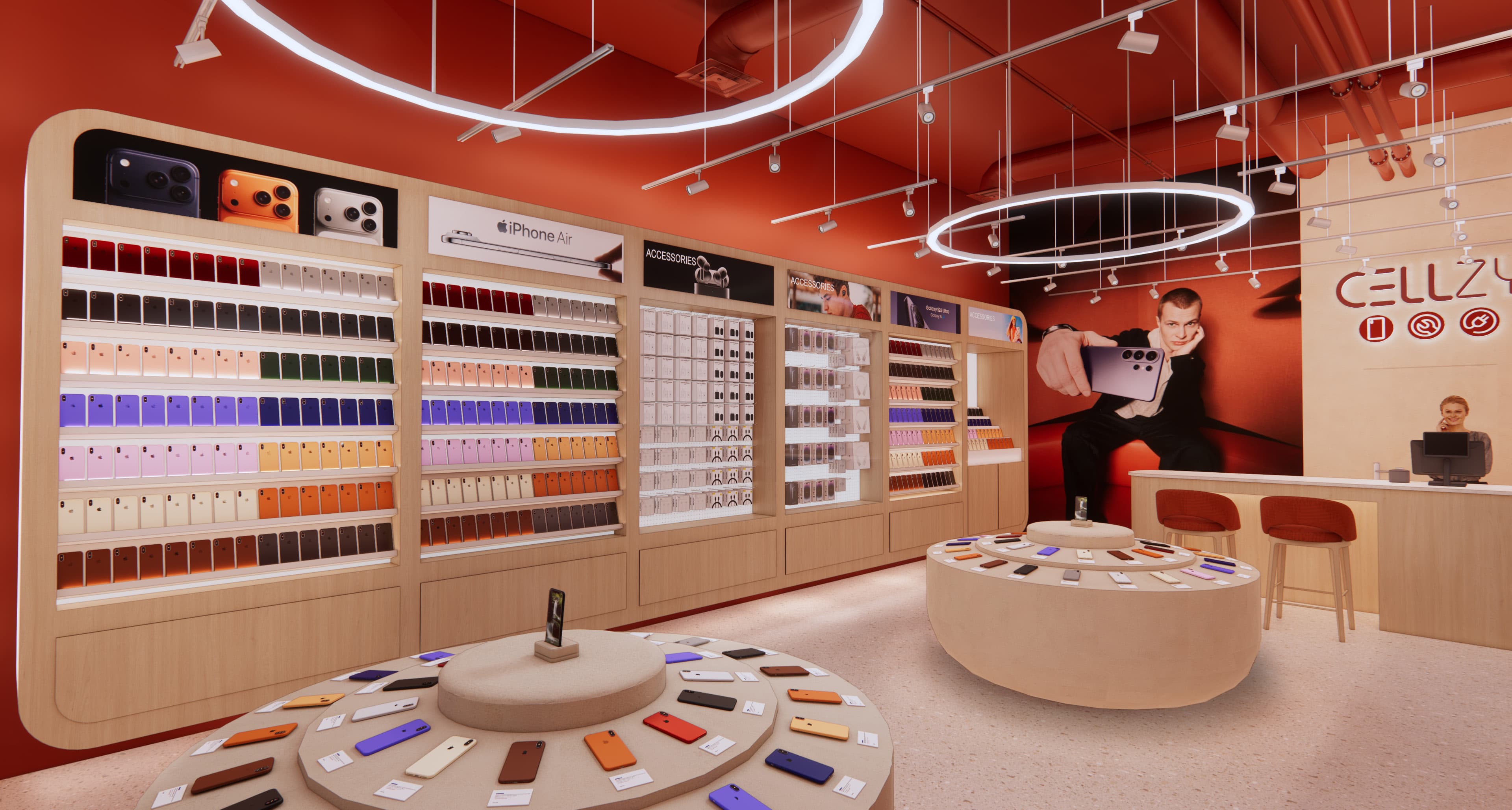 Inside Cellzy · left view