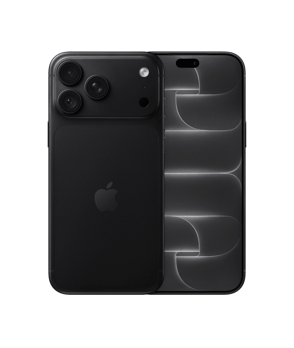 iPhone 18 Pro Max in Black, front and back